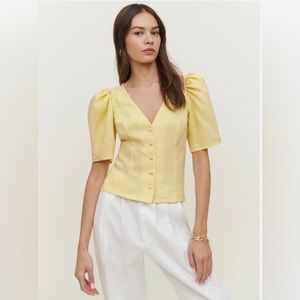 REFORMATION Miriam Linen Top
